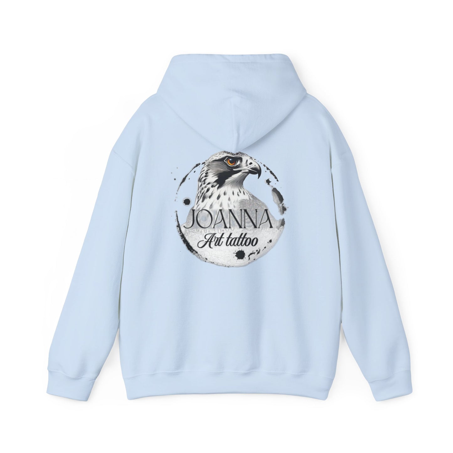Artistic Unisex Hooded Sweatshirt with Tattoo Designs - Perfect Gift for Art Lovers