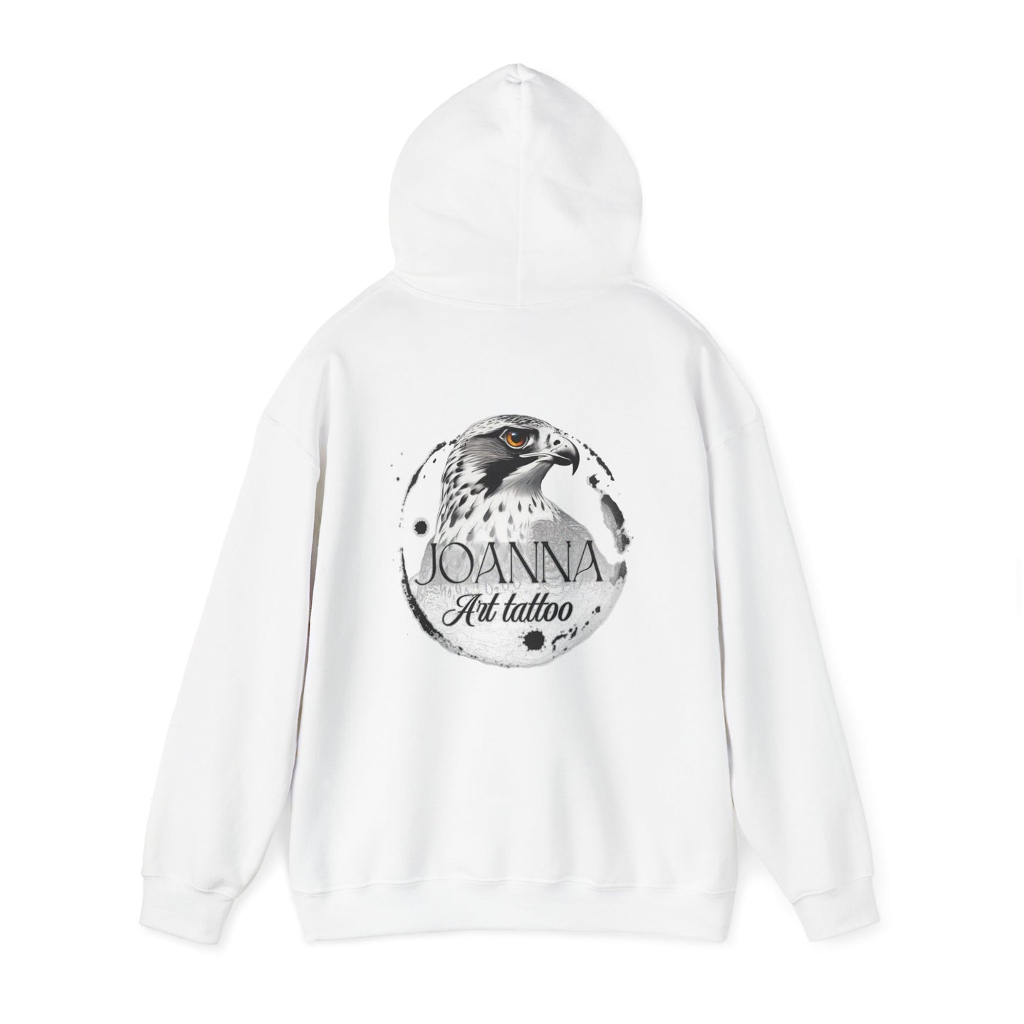 Artistic Unisex Hooded Sweatshirt with Tattoo Designs - Perfect Gift for Art Lovers