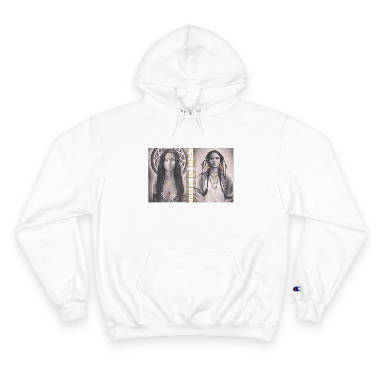 Champion hoodie in the colors of the reflection of us collection