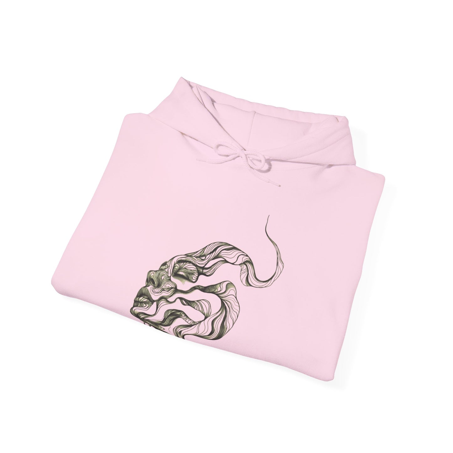 Artistic Unisex Hooded Sweatshirt with Tattoo Designs - Perfect Gift for Art Lovers