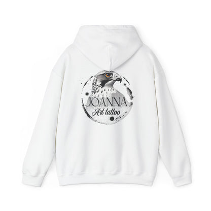 Artistic Unisex Hooded Sweatshirt with Tattoo Designs - Perfect Gift for Art Lovers