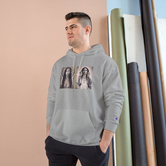 Champion hoodie in the colors of the reflection of us collection