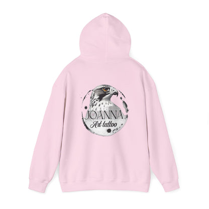 Artistic Unisex Hooded Sweatshirt with Tattoo Designs - Perfect Gift for Art Lovers