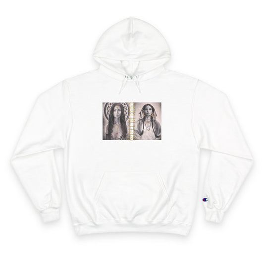 Champion hoodie in the colors of the reflection of us collection