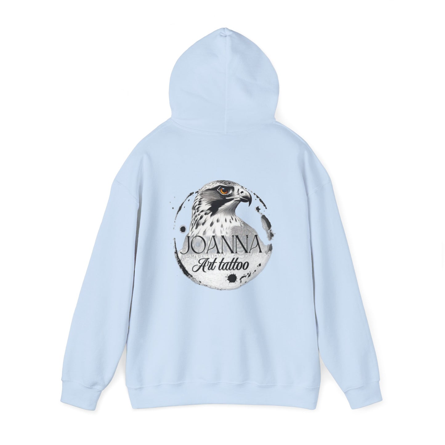 Artistic Unisex Hooded Sweatshirt with Tattoo Designs - Perfect Gift for Art Lovers