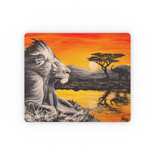 Tapis à souris de la collection "Intemporel" reproduction de l'oeuvre Savana"  de Joanna