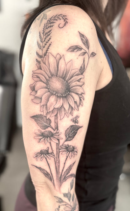 Dépôt pour réserver une séance de tatouage avec Joanna