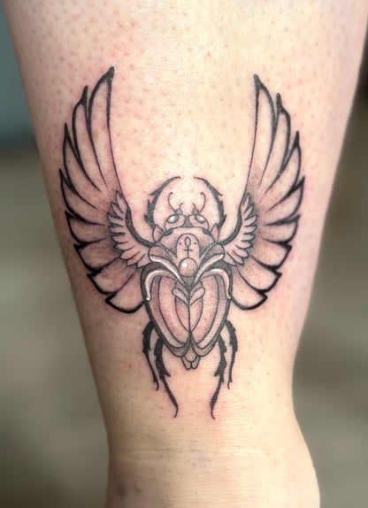 Dépôt pour réserver une séance de tatouage avec Joanna