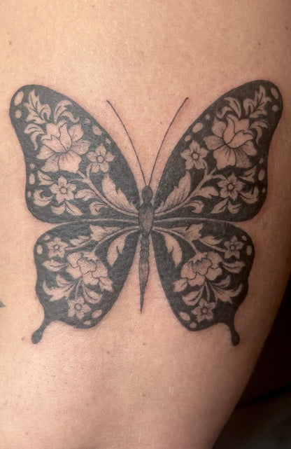 Dépôt pour réserver une séance de tatouage avec Joanna